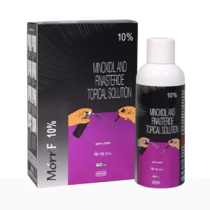 Morr F 10% Solution (Minoxidil (10% w/v) + Finasteride (0.1% w/v)