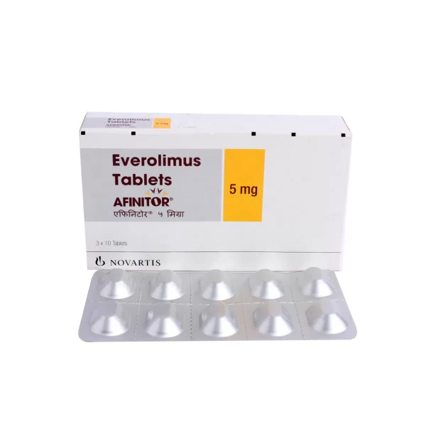 Afinitor 5mg Tablet (Everolimus (5mg))